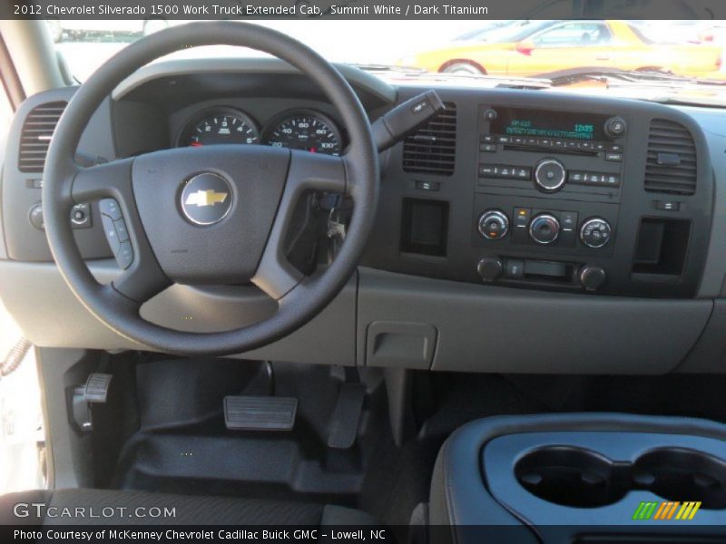 Summit White / Dark Titanium 2012 Chevrolet Silverado 1500 Work Truck Extended Cab