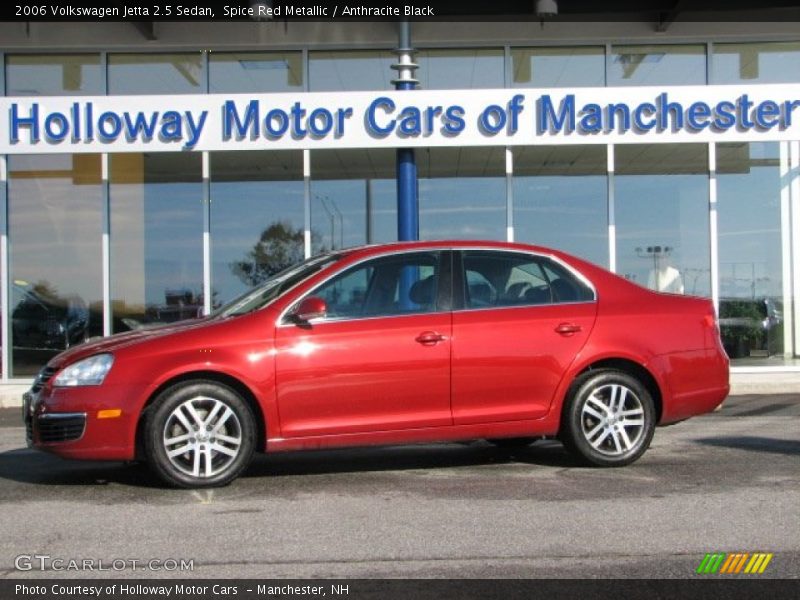 Spice Red Metallic / Anthracite Black 2006 Volkswagen Jetta 2.5 Sedan