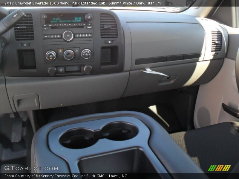 Summit White / Dark Titanium 2012 Chevrolet Silverado 1500 Work Truck Extended Cab