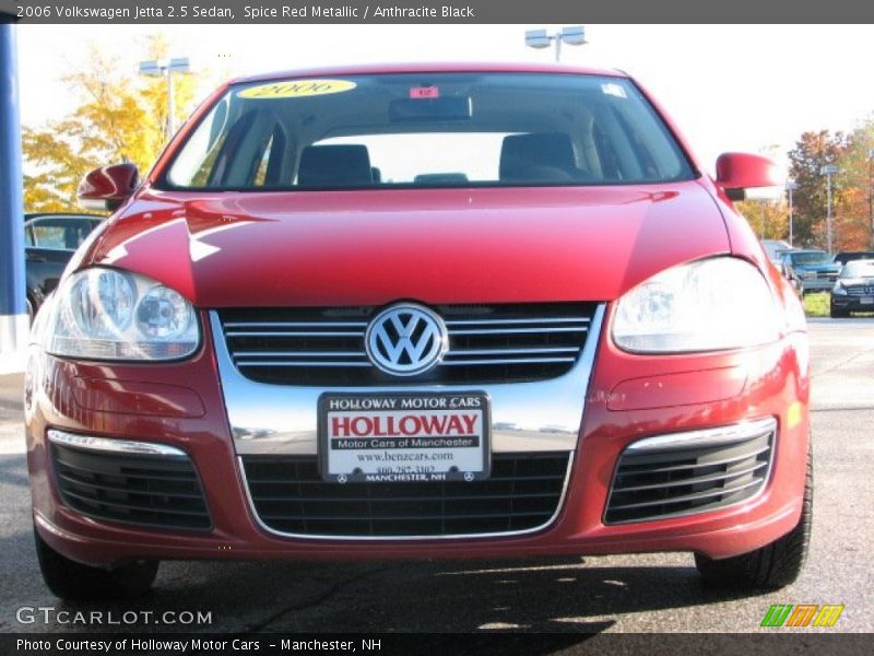 Spice Red Metallic / Anthracite Black 2006 Volkswagen Jetta 2.5 Sedan