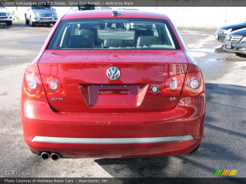 Spice Red Metallic / Anthracite Black 2006 Volkswagen Jetta 2.5 Sedan