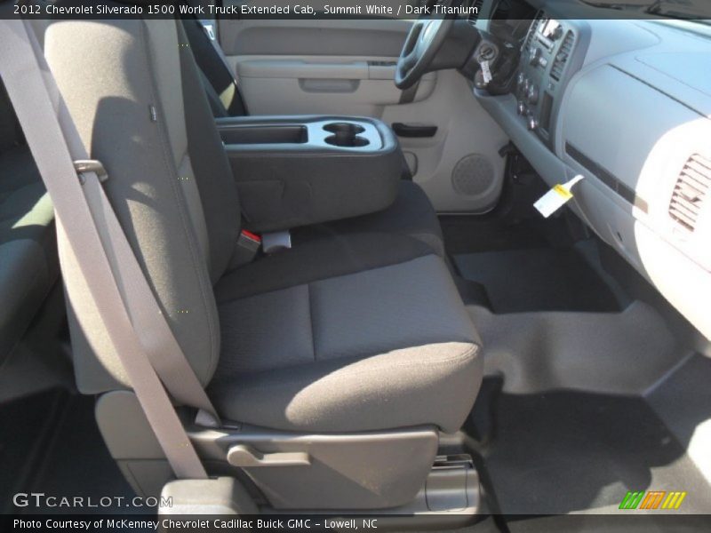 Summit White / Dark Titanium 2012 Chevrolet Silverado 1500 Work Truck Extended Cab