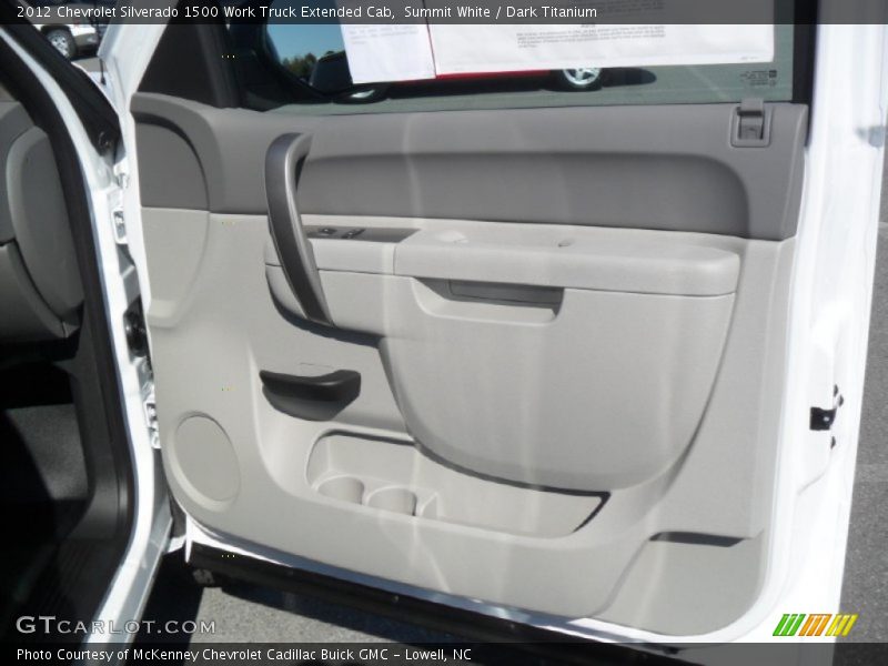 Summit White / Dark Titanium 2012 Chevrolet Silverado 1500 Work Truck Extended Cab