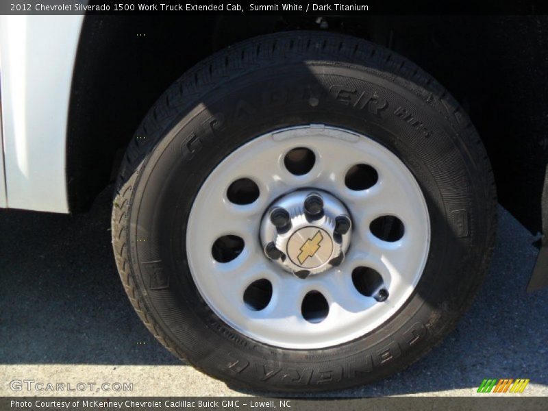  2012 Silverado 1500 Work Truck Extended Cab Wheel