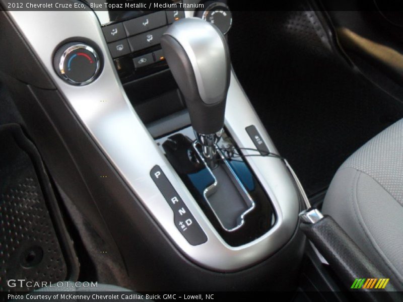 Blue Topaz Metallic / Medium Titanium 2012 Chevrolet Cruze Eco