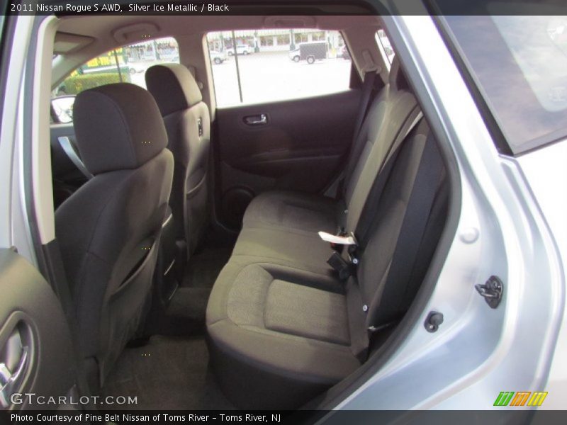 Silver Ice Metallic / Black 2011 Nissan Rogue S AWD