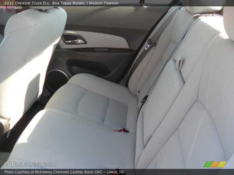 Blue Topaz Metallic / Medium Titanium 2012 Chevrolet Cruze Eco
