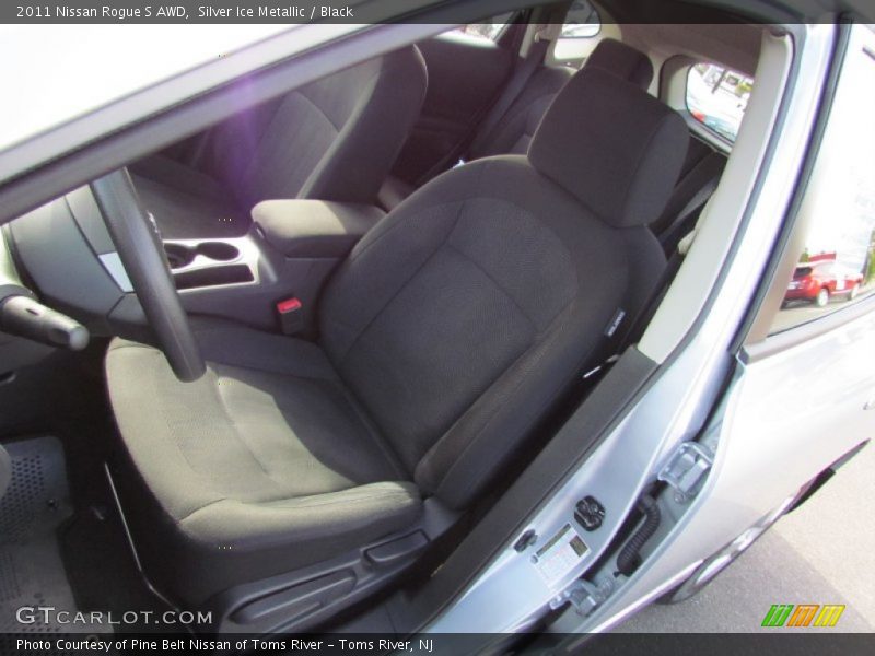 Silver Ice Metallic / Black 2011 Nissan Rogue S AWD