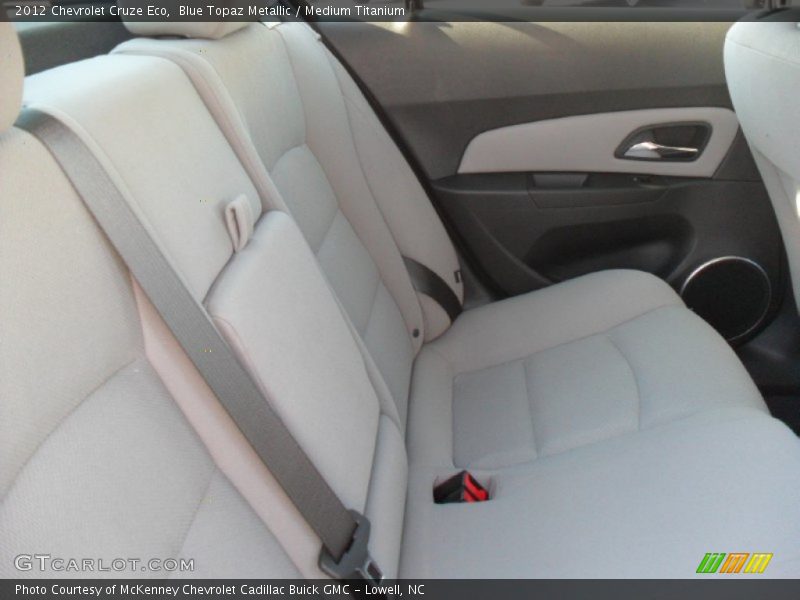 Blue Topaz Metallic / Medium Titanium 2012 Chevrolet Cruze Eco