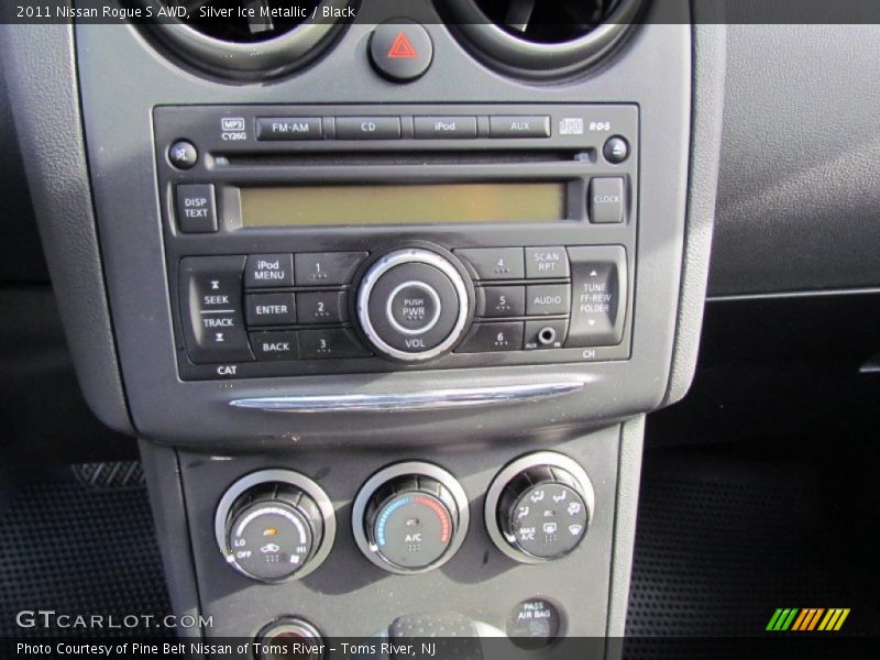 Silver Ice Metallic / Black 2011 Nissan Rogue S AWD