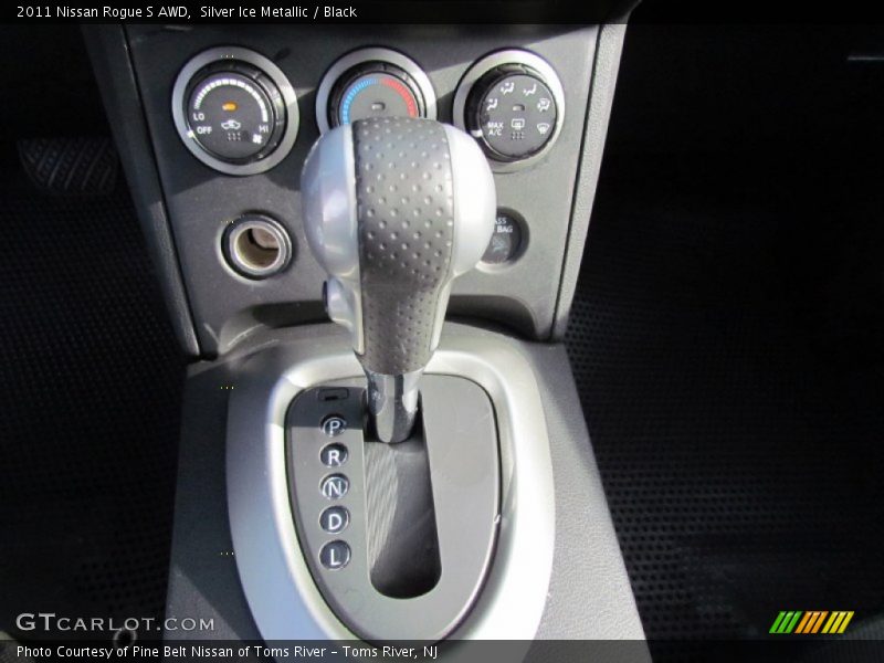 Silver Ice Metallic / Black 2011 Nissan Rogue S AWD