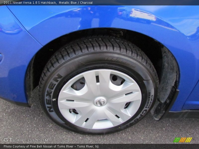 Metallic Blue / Charcoal 2011 Nissan Versa 1.8 S Hatchback