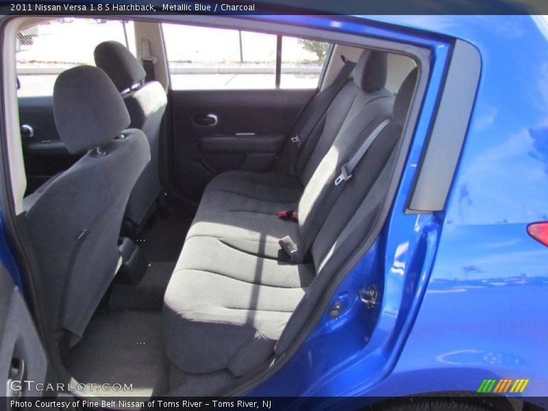 Metallic Blue / Charcoal 2011 Nissan Versa 1.8 S Hatchback