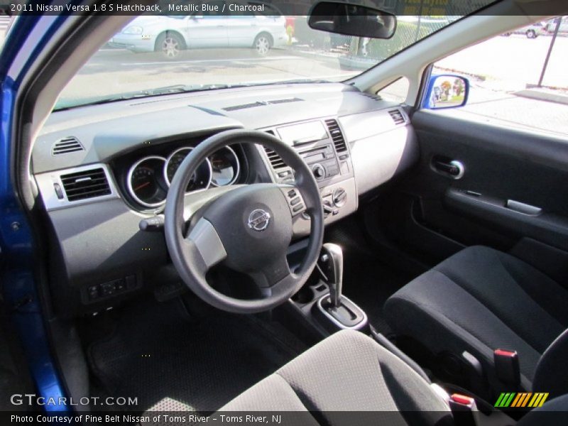 Metallic Blue / Charcoal 2011 Nissan Versa 1.8 S Hatchback