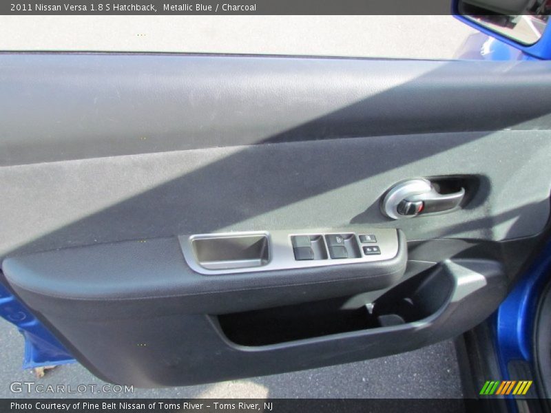 Metallic Blue / Charcoal 2011 Nissan Versa 1.8 S Hatchback