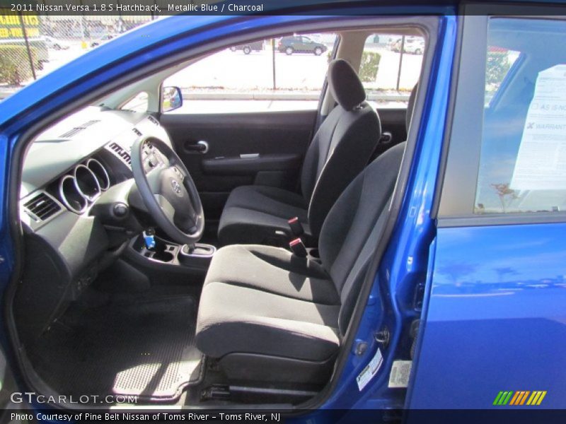 Metallic Blue / Charcoal 2011 Nissan Versa 1.8 S Hatchback