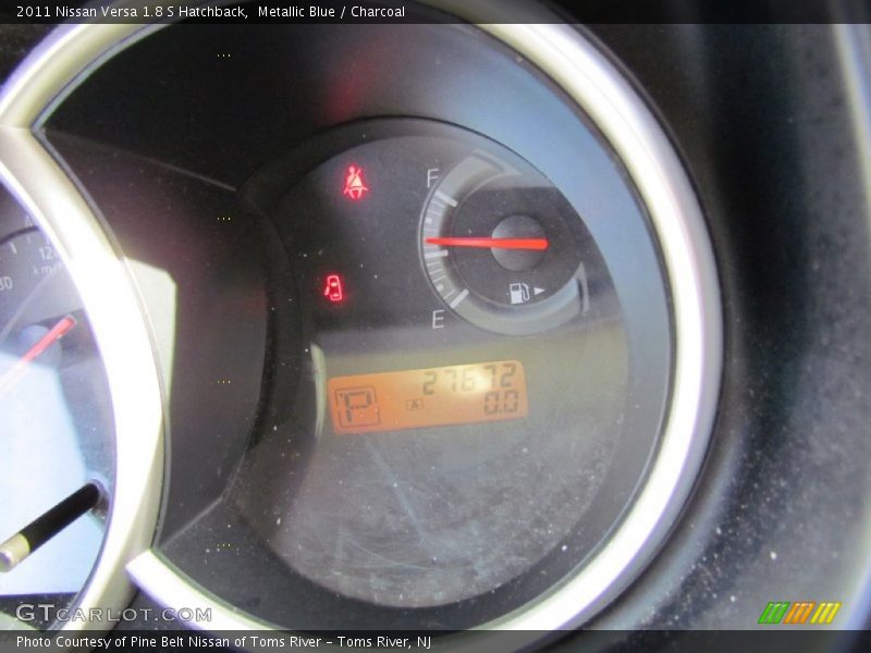 Metallic Blue / Charcoal 2011 Nissan Versa 1.8 S Hatchback