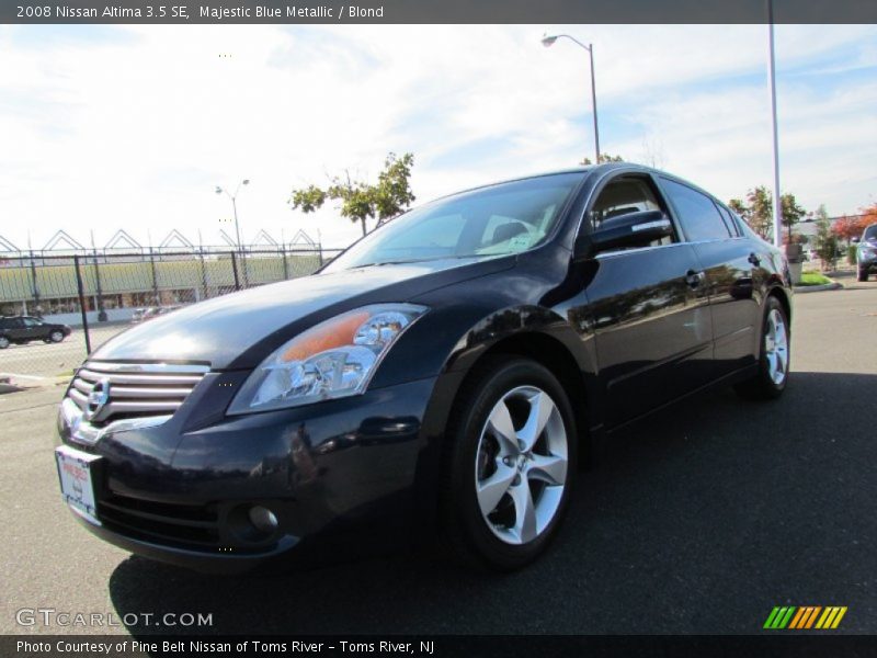 Majestic Blue Metallic / Blond 2008 Nissan Altima 3.5 SE