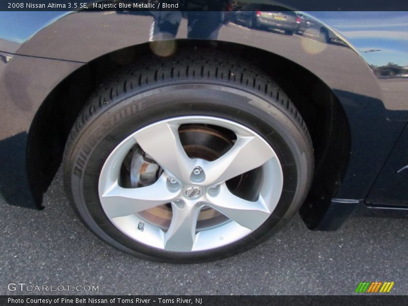 Majestic Blue Metallic / Blond 2008 Nissan Altima 3.5 SE