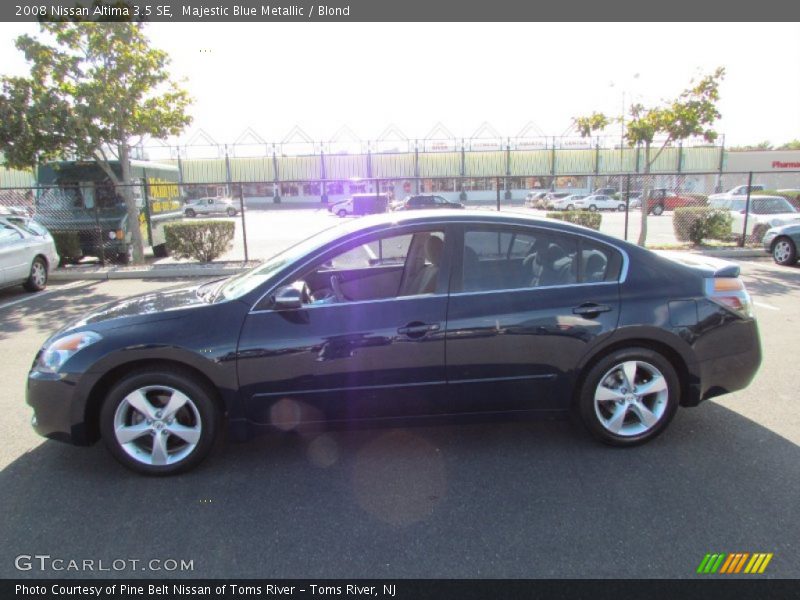 Majestic Blue Metallic / Blond 2008 Nissan Altima 3.5 SE