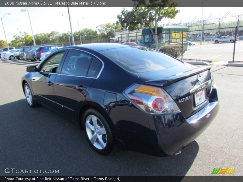 Majestic Blue Metallic / Blond 2008 Nissan Altima 3.5 SE