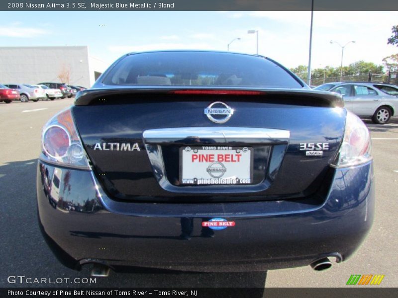 Majestic Blue Metallic / Blond 2008 Nissan Altima 3.5 SE