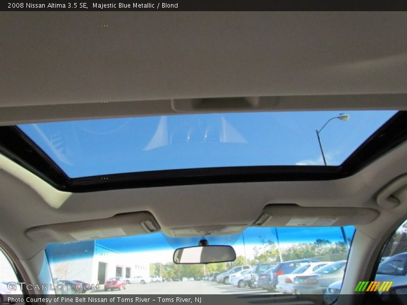 Majestic Blue Metallic / Blond 2008 Nissan Altima 3.5 SE