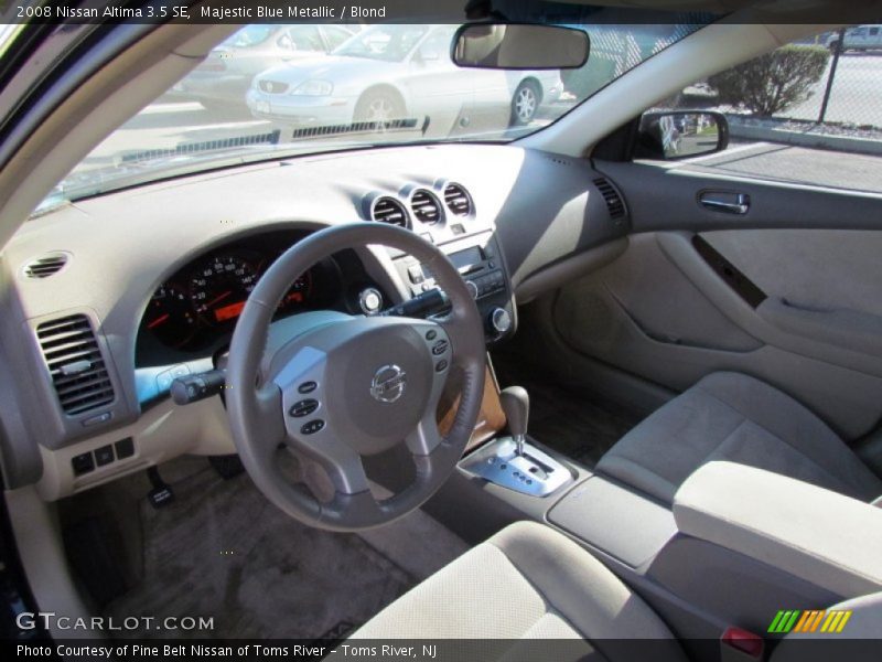 Majestic Blue Metallic / Blond 2008 Nissan Altima 3.5 SE