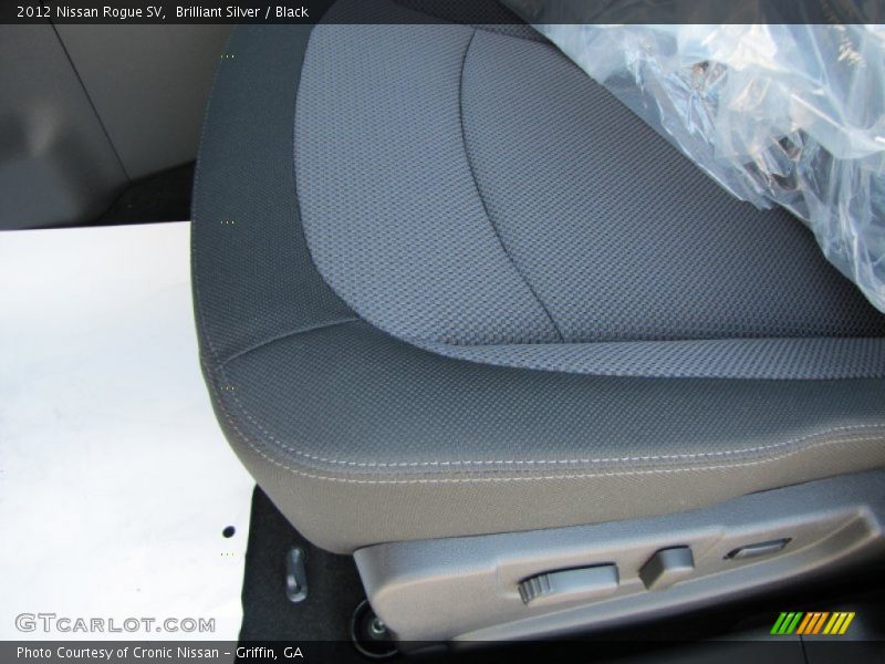 Brilliant Silver / Black 2012 Nissan Rogue SV