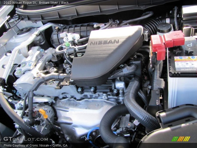 Brilliant Silver / Black 2012 Nissan Rogue SV