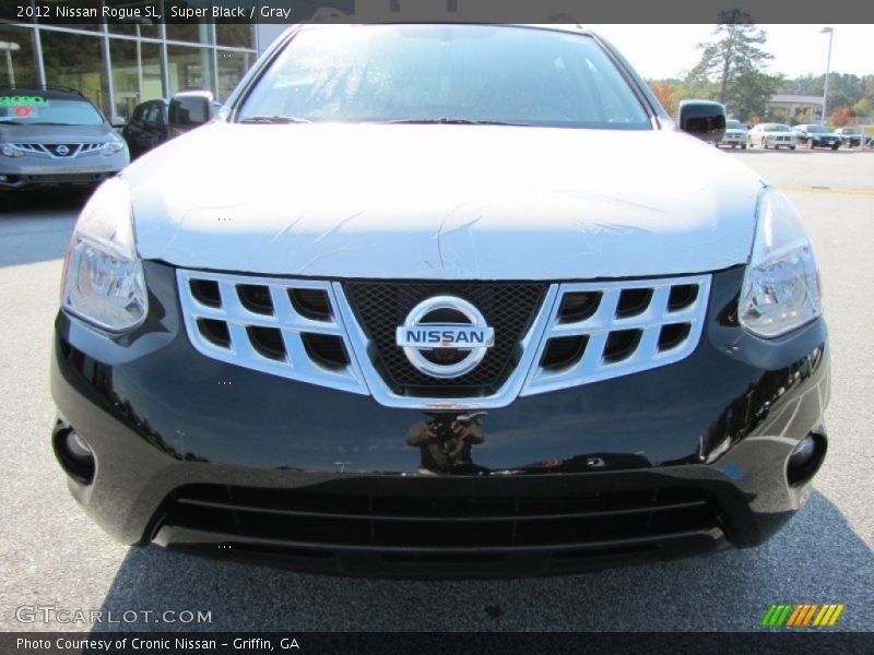 Super Black / Gray 2012 Nissan Rogue SL