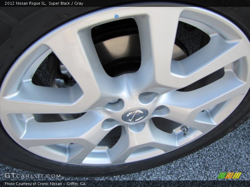 Super Black / Gray 2012 Nissan Rogue SL