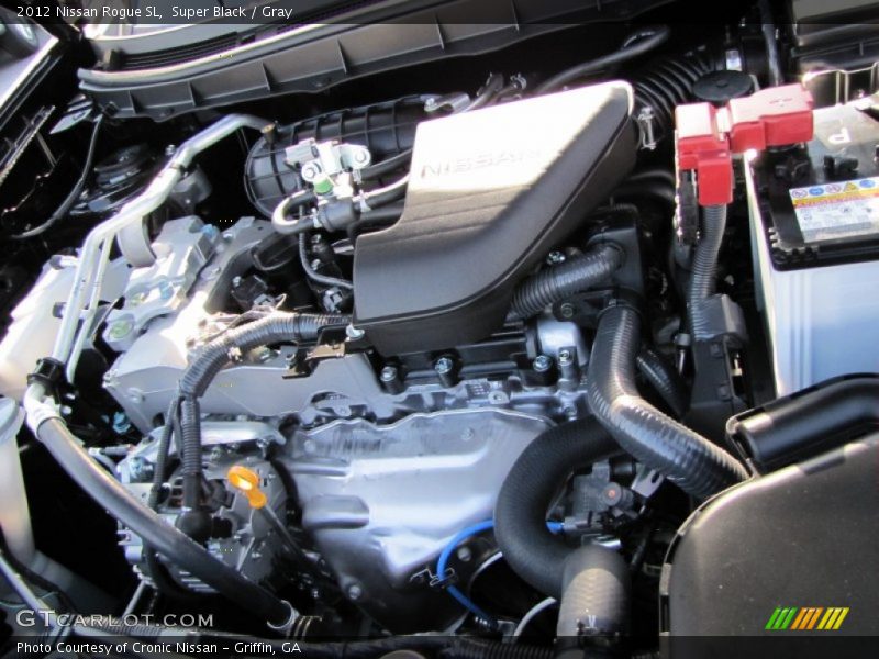 Super Black / Gray 2012 Nissan Rogue SL