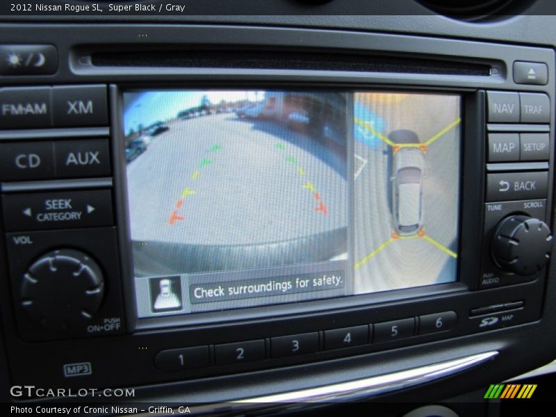 Super Black / Gray 2012 Nissan Rogue SL