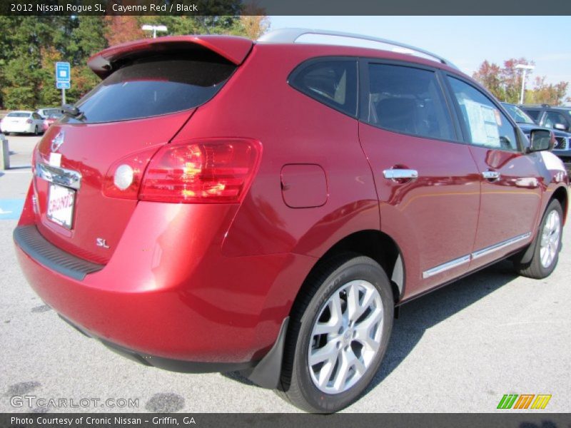 Cayenne Red / Black 2012 Nissan Rogue SL