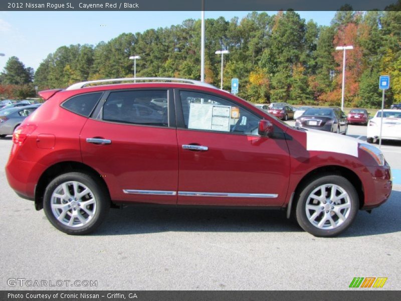 Cayenne Red / Black 2012 Nissan Rogue SL