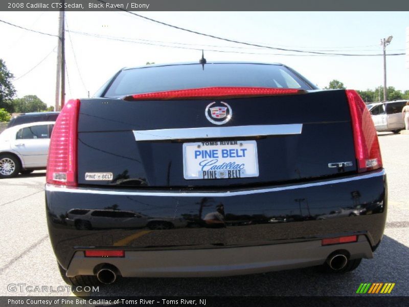 Black Raven / Ebony 2008 Cadillac CTS Sedan