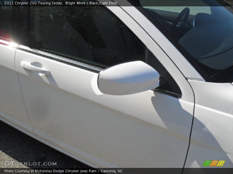 Bright White / Black/Light Frost 2012 Chrysler 200 Touring Sedan