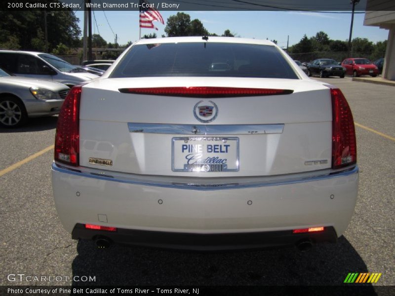White Diamond Tri-Coat / Ebony 2008 Cadillac CTS Sedan