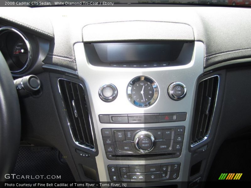 White Diamond Tri-Coat / Ebony 2008 Cadillac CTS Sedan