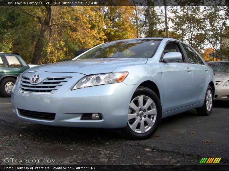 Blue Ribbon Metallic / Ash 2009 Toyota Camry XLE V6
