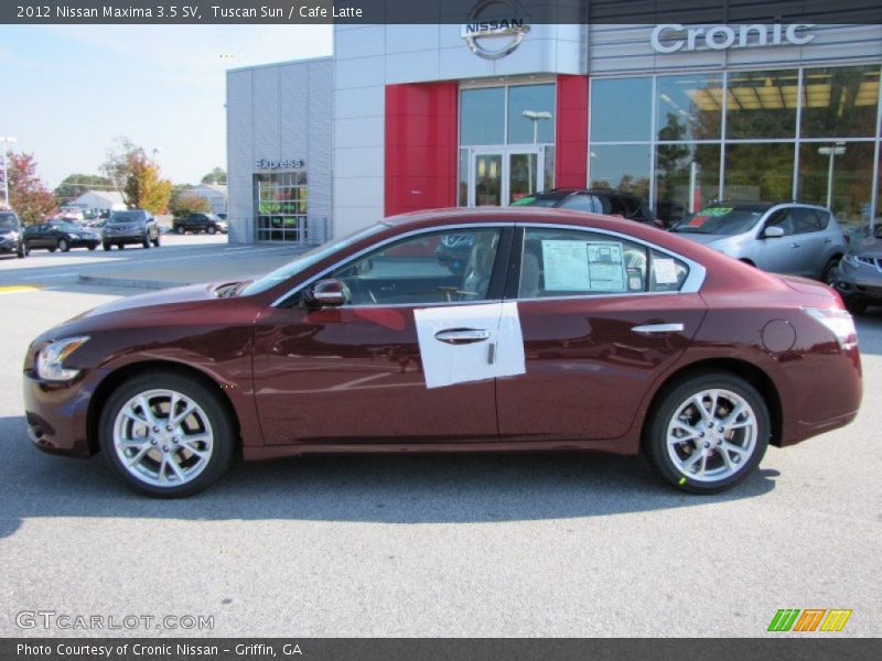 Tuscan Sun / Cafe Latte 2012 Nissan Maxima 3.5 SV