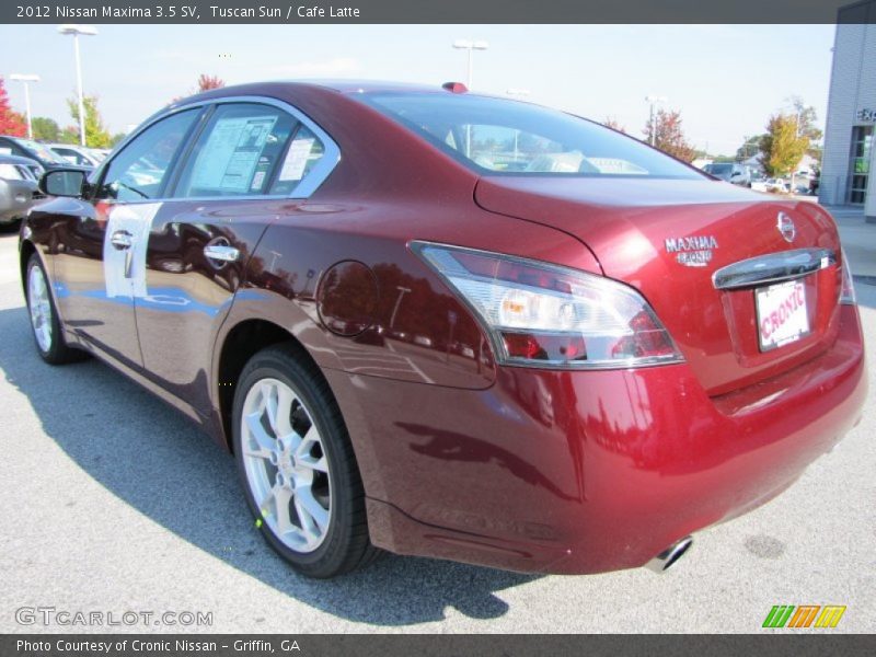 Tuscan Sun / Cafe Latte 2012 Nissan Maxima 3.5 SV