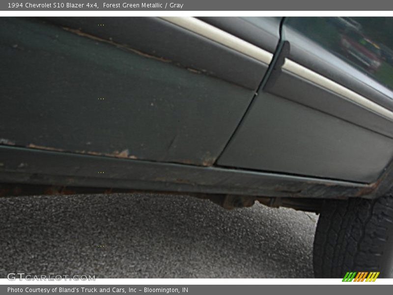 Forest Green Metallic / Gray 1994 Chevrolet S10 Blazer 4x4