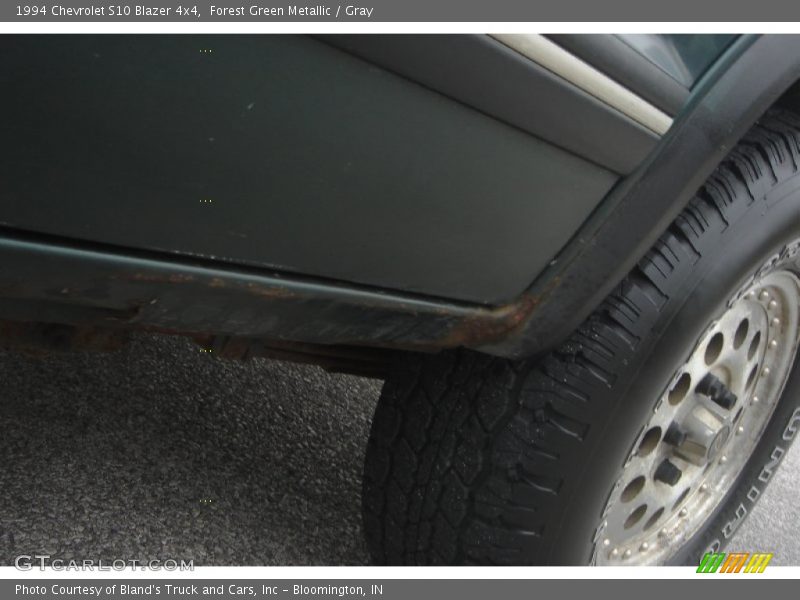 Forest Green Metallic / Gray 1994 Chevrolet S10 Blazer 4x4