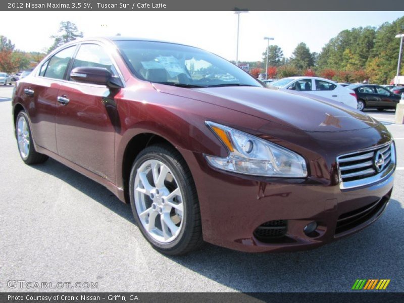 Tuscan Sun / Cafe Latte 2012 Nissan Maxima 3.5 SV
