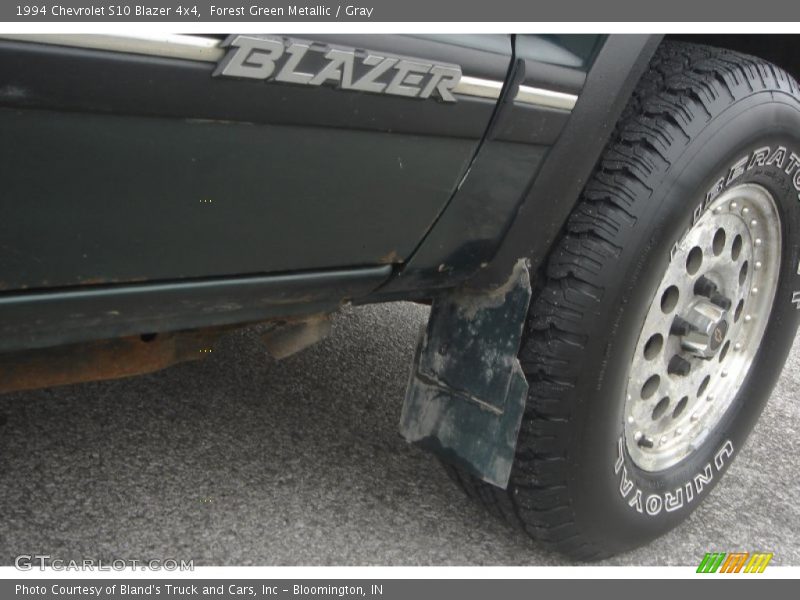 Forest Green Metallic / Gray 1994 Chevrolet S10 Blazer 4x4