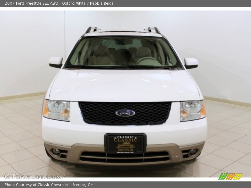 Oxford White / Pebble Beige 2007 Ford Freestyle SEL AWD