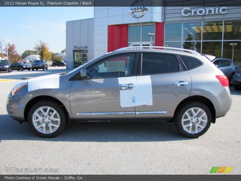 Platinum Graphite / Black 2012 Nissan Rogue SL