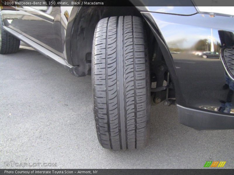 Black / Macadamia 2008 Mercedes-Benz ML 350 4Matic